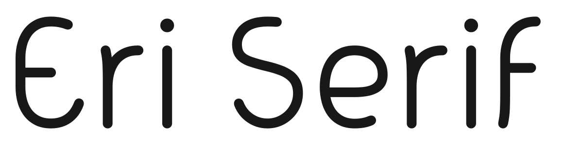 Eri Serif preview