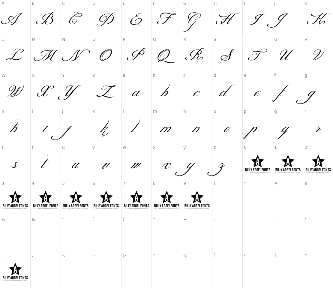 Character set for Shit Happens