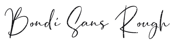 Bondi Sans Rough preview