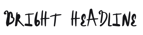 Bright Headline preview