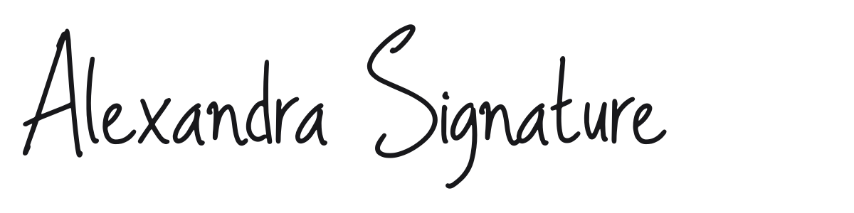 Alexandra Signature – FontToolbox