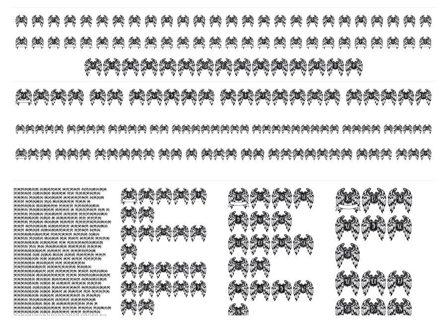 Kepak specimen sheet