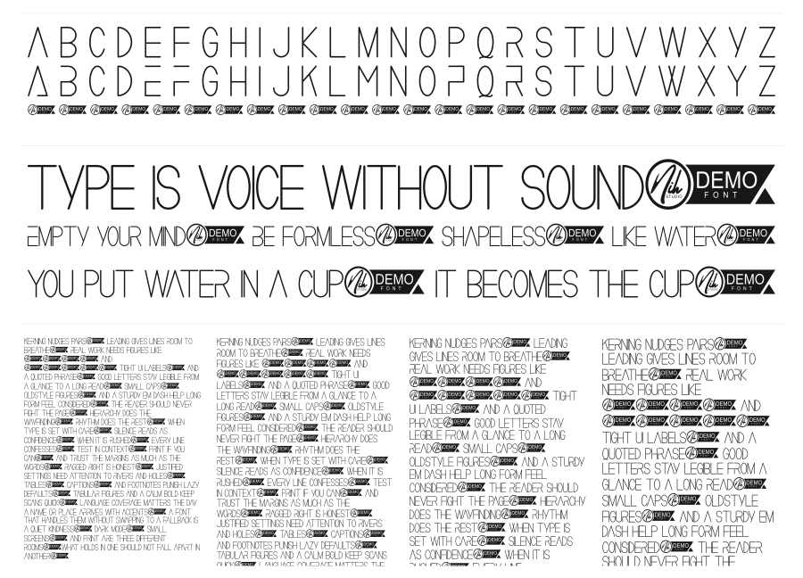 Equals specimen sheet