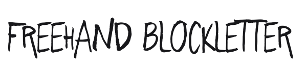 Freehand Blockletter preview