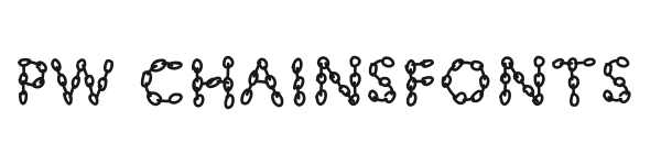 PW Chainsfonts preview