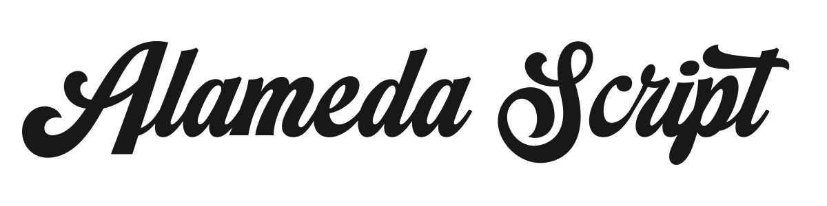 Alameda Script preview