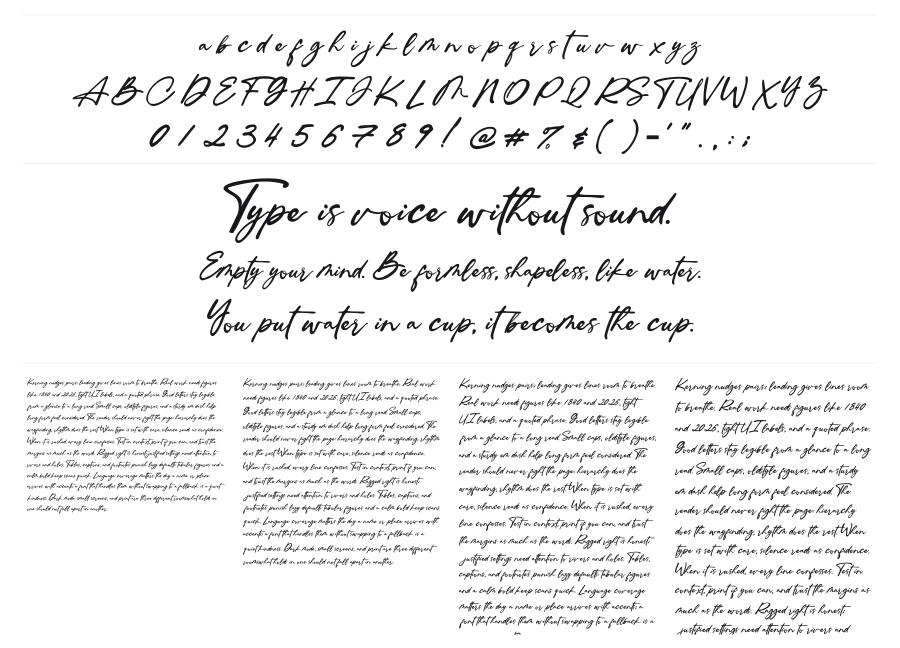 Ingkar Janji specimen sheet