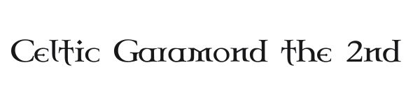 Celtic Garamond the 2nd preview