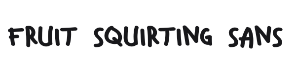 Fruit Squirting Sans preview