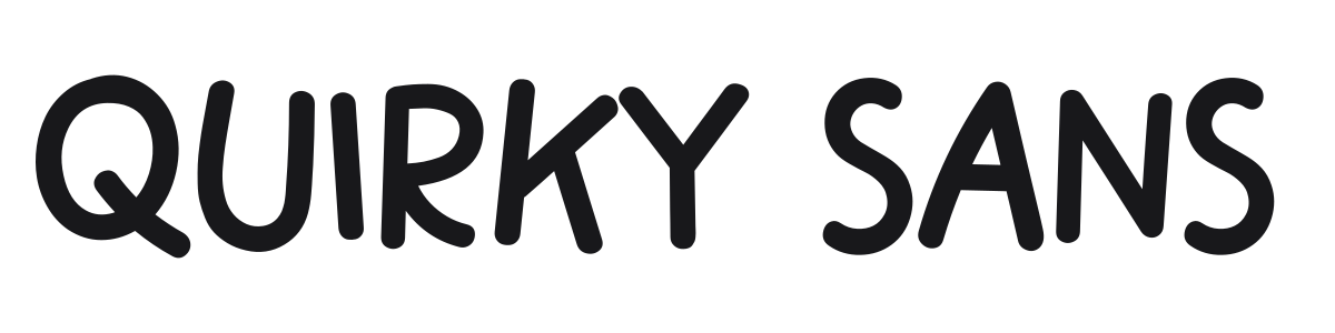 Quirky Sans preview
