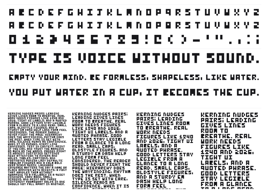 Trial 3x4 specimen sheet