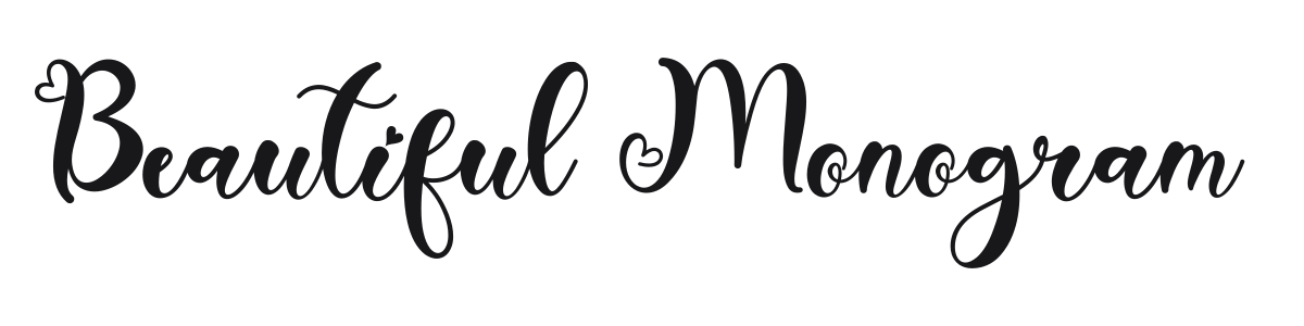Beautiful Monogram preview
