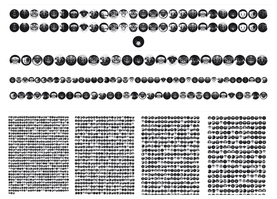 Medusa specimen sheet