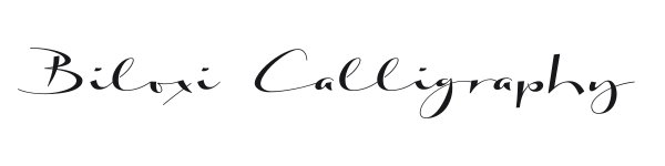 Biloxi Calligraphy preview