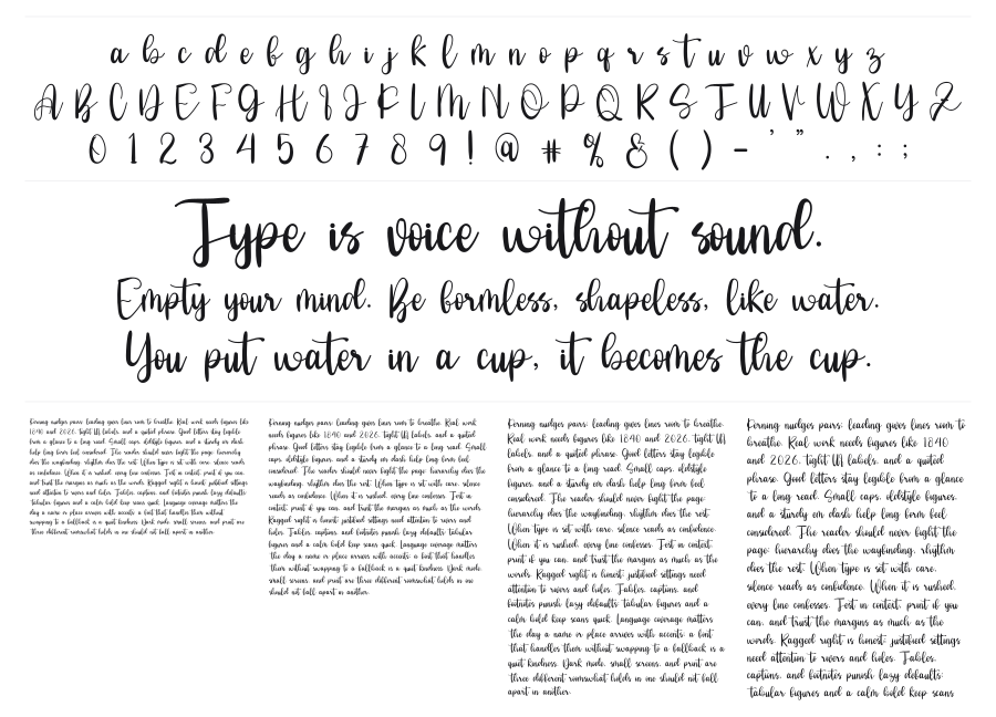 New Sinergetic specimen sheet