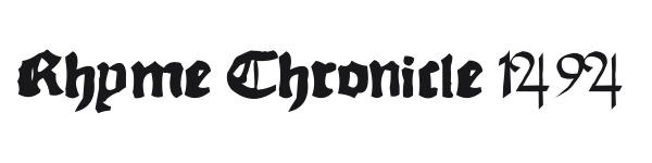 Rhyme Chronicle 1494 preview