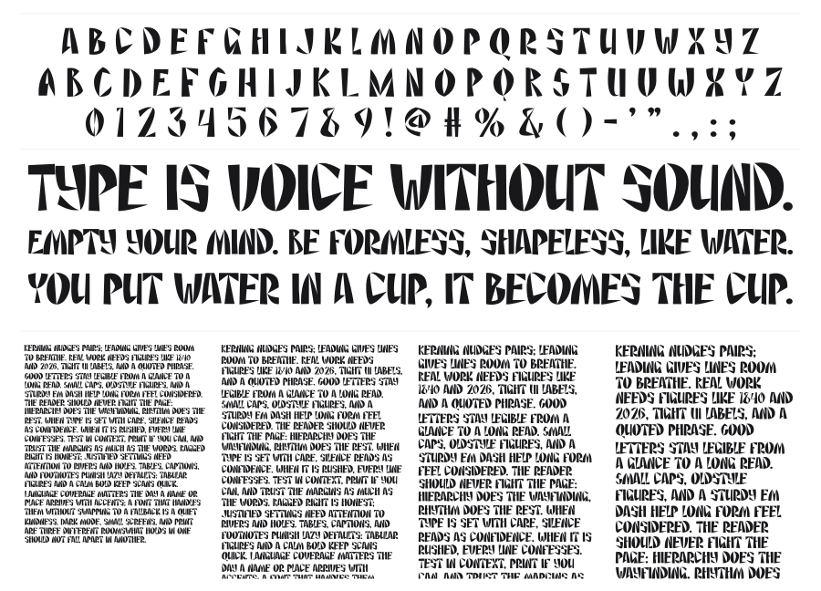 Resist specimen sheet