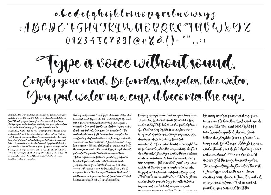 Austin Aiden specimen sheet