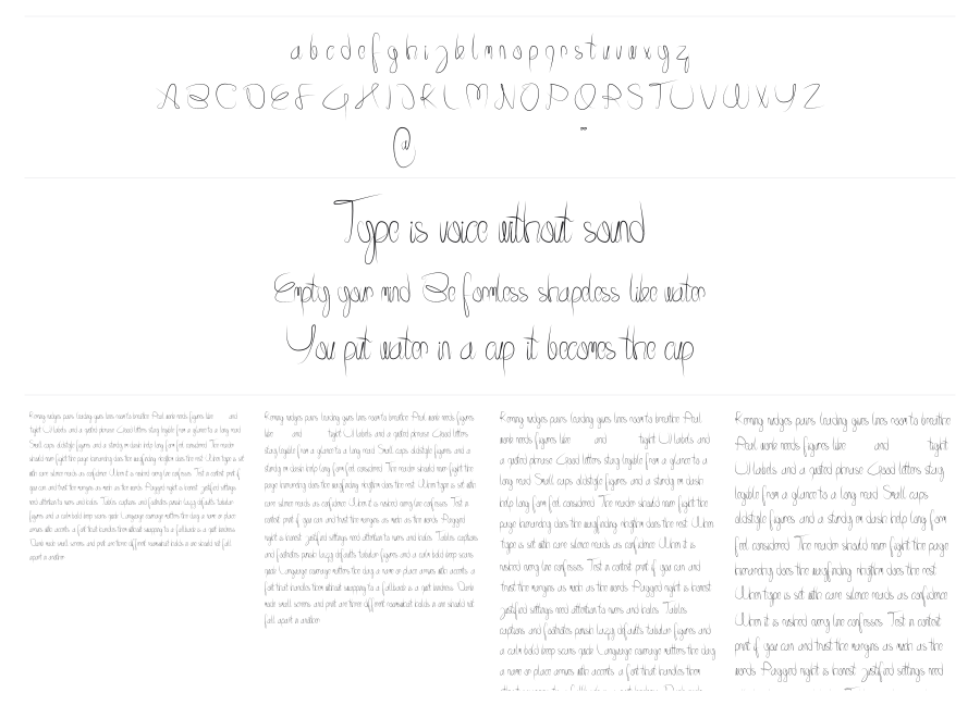 Minnesotta specimen sheet