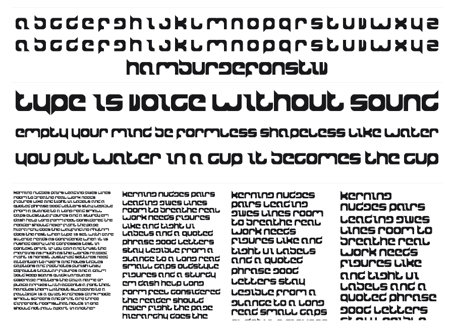 Super Power specimen sheet