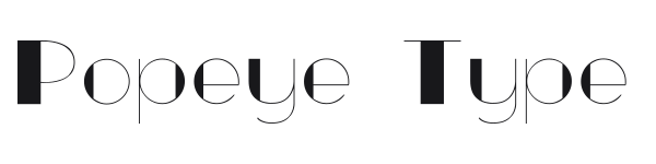 Popeye Type preview