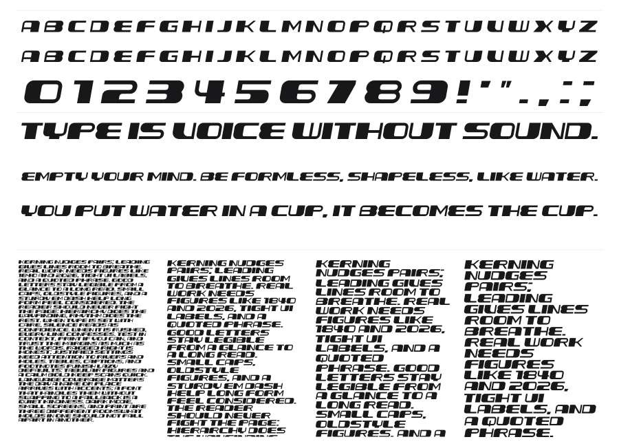 Forehead specimen sheet