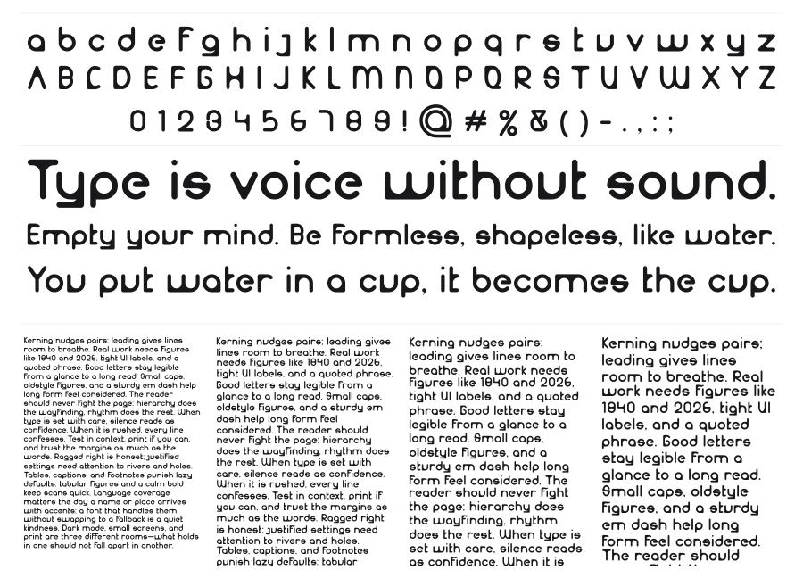 Kunkarlow specimen sheet