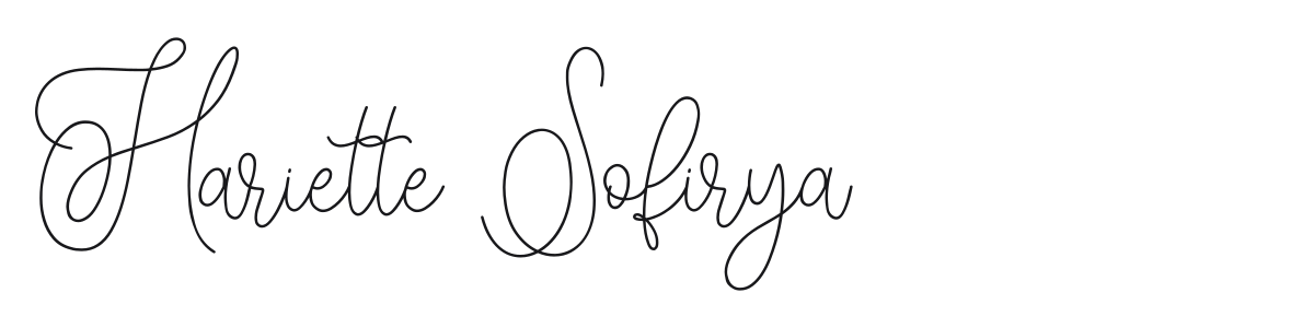 Hariette Sofirya preview