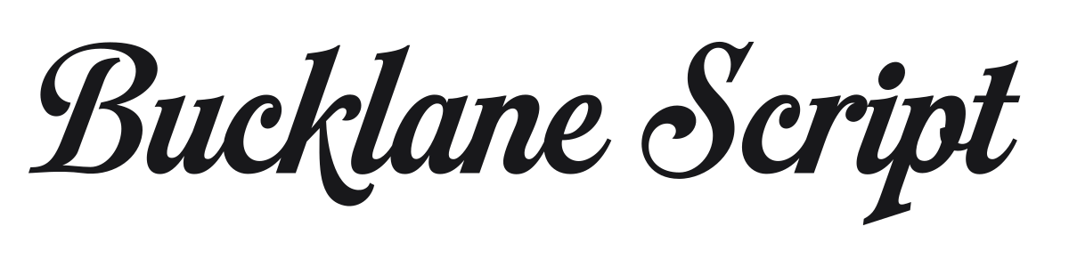 Bucklane Script preview