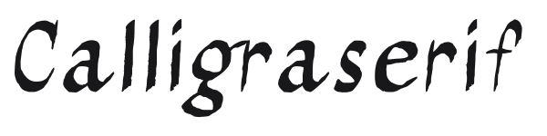 Calligraserif preview