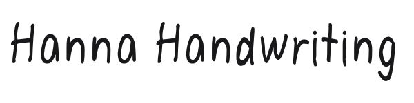 Hanna Handwriting preview