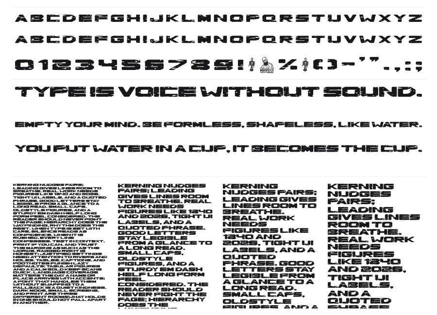 Robot de Hojalata specimen sheet