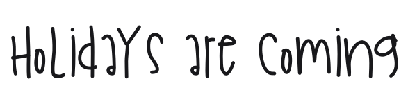 Holidays Are Coming preview