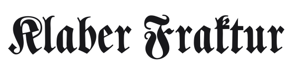 Klaber Fraktur preview