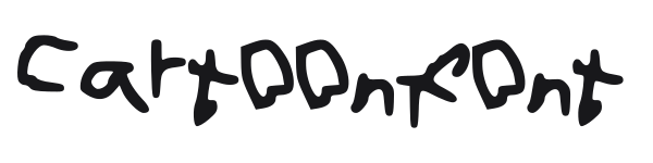 Cartoonfont preview