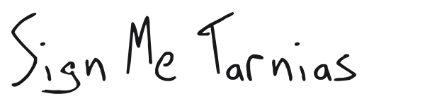 Sign Me Tarnias preview
