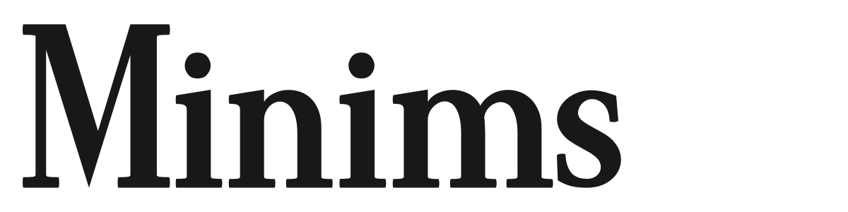 Minims Minims – FontToolbox