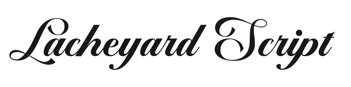 Lacheyard Script preview