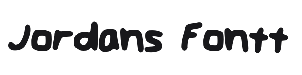 Jordans Fontt preview