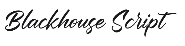 Blackhouse Script preview