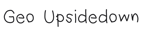 Geo Upsidedown preview