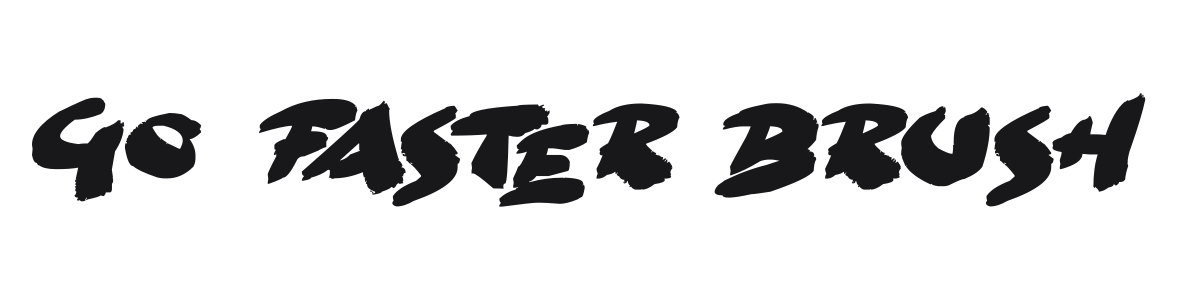 Go Faster Brush preview