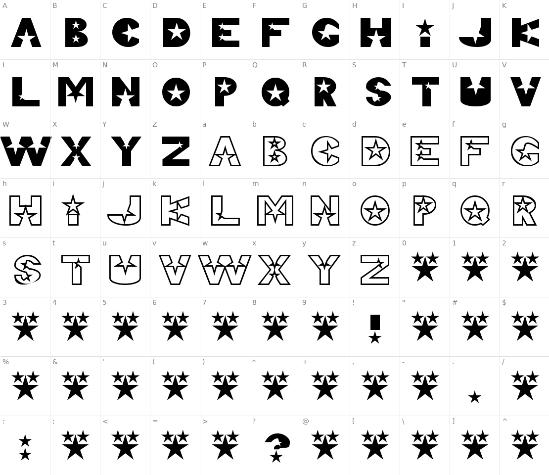 Character set for Telemarketing Superstar