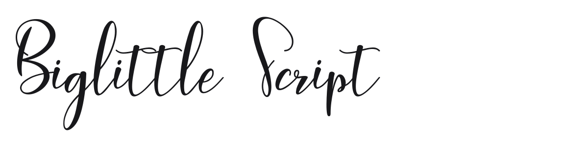 Biglittle Script preview