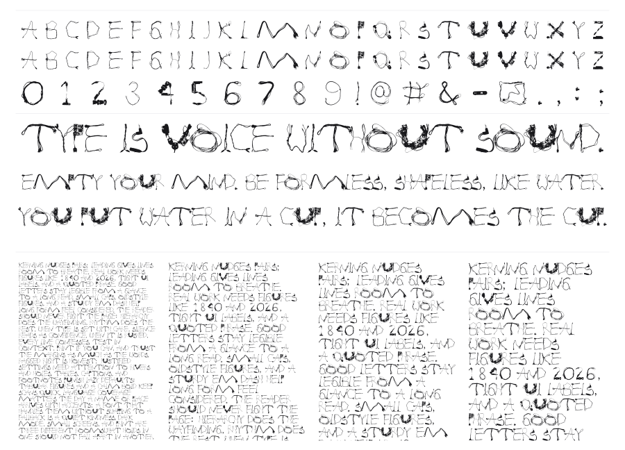 Disconnected specimen sheet