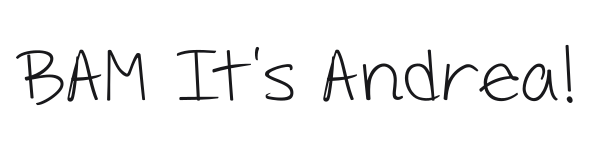 BAM It's Andrea! preview