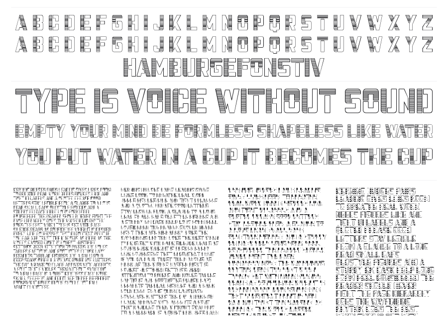 Xico specimen sheet