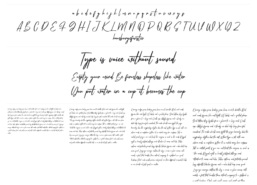 Blountsville specimen sheet