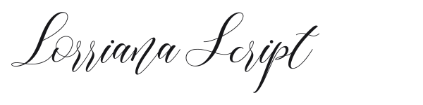 Lorriana Script preview