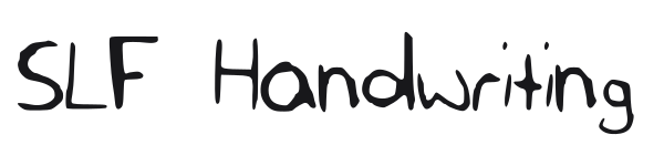 SLF Handwriting preview
